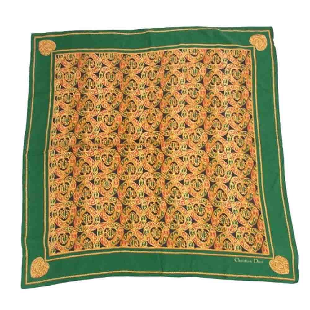 Christian Dior クリスチャンディオール その他アクセサリー シルク100% ハートモチーフ スカーフ マルチカラー系【中古】