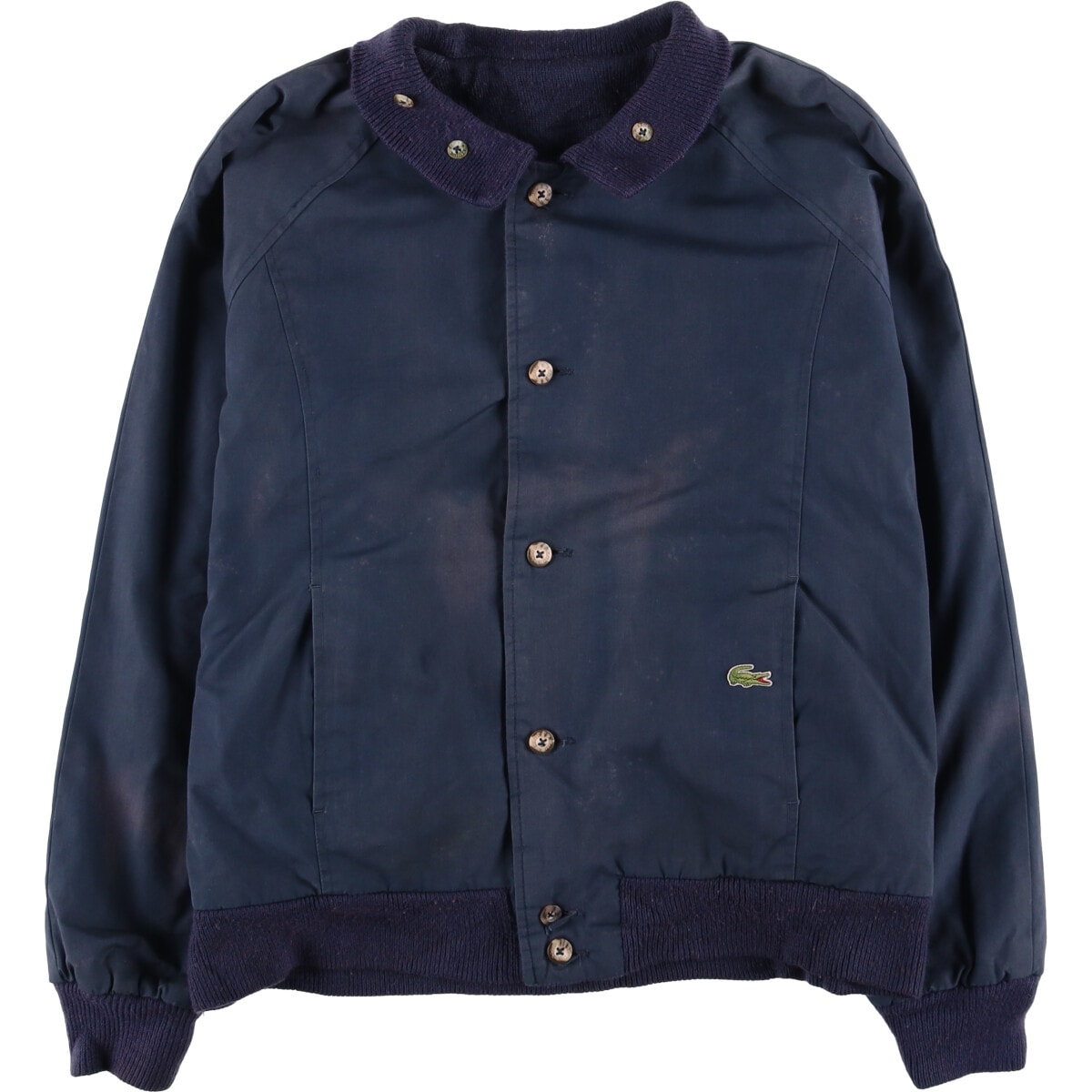 古着 ラコステ LACOSTE IZOD リバーシブル コットンブルゾン メンズL相当/eaa592233