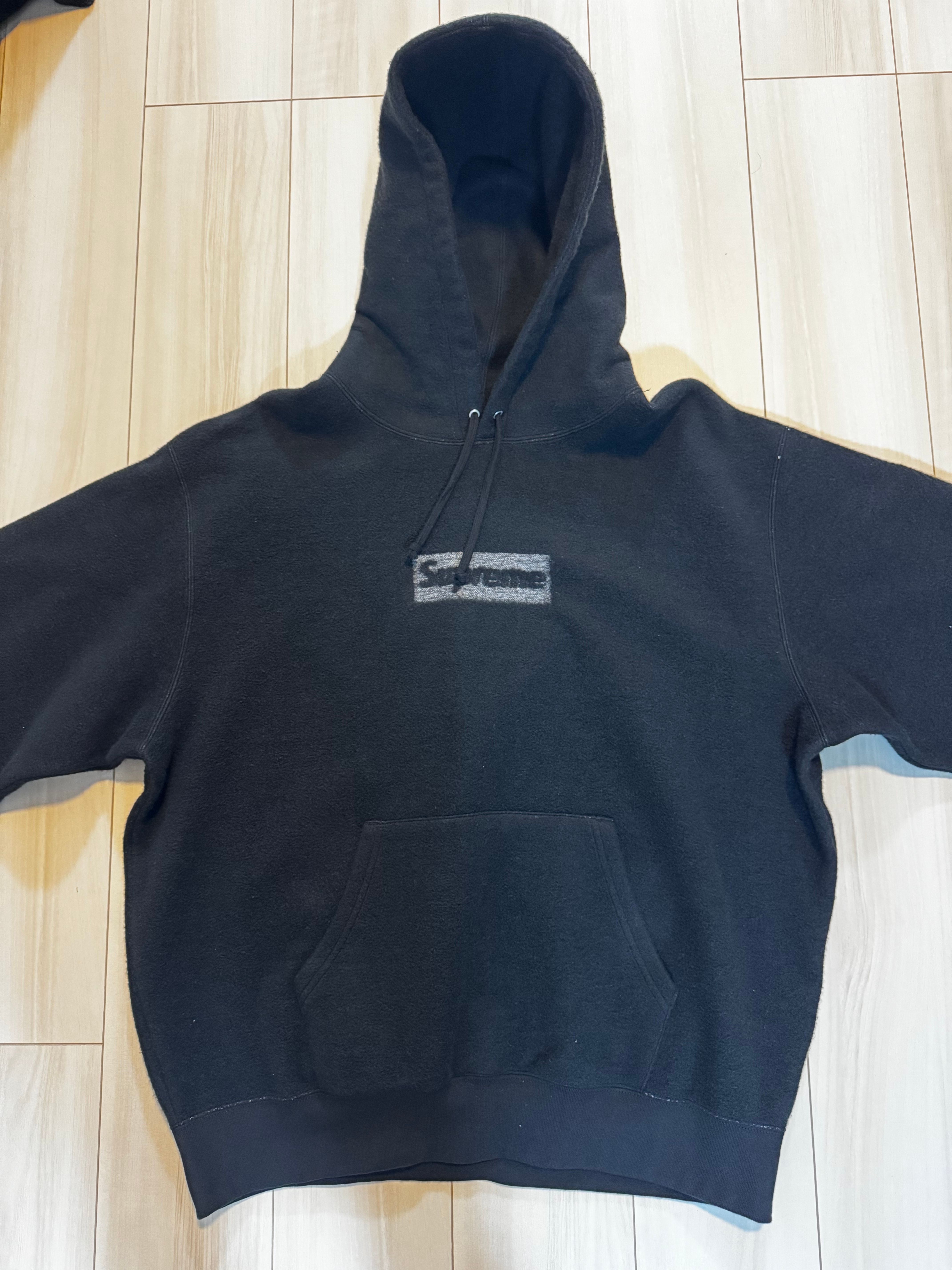 Supreme Inside Out Box Logo Hooded Sweatshirt "Black"