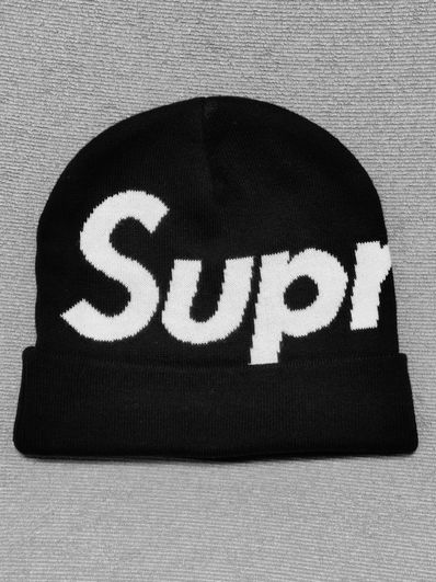 Supreme Big Logo Beanie "Black" (22FW)