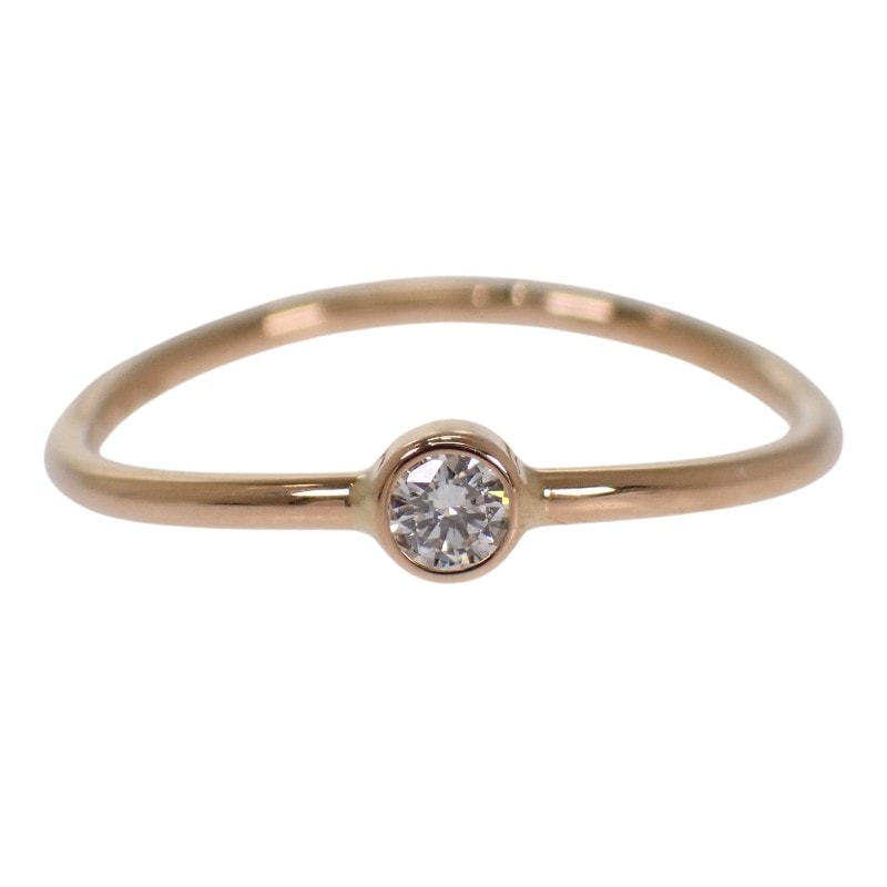 ティファニー ウェーブ シングルロウ 8号 K18 ダイヤ【中古】【Aランク】