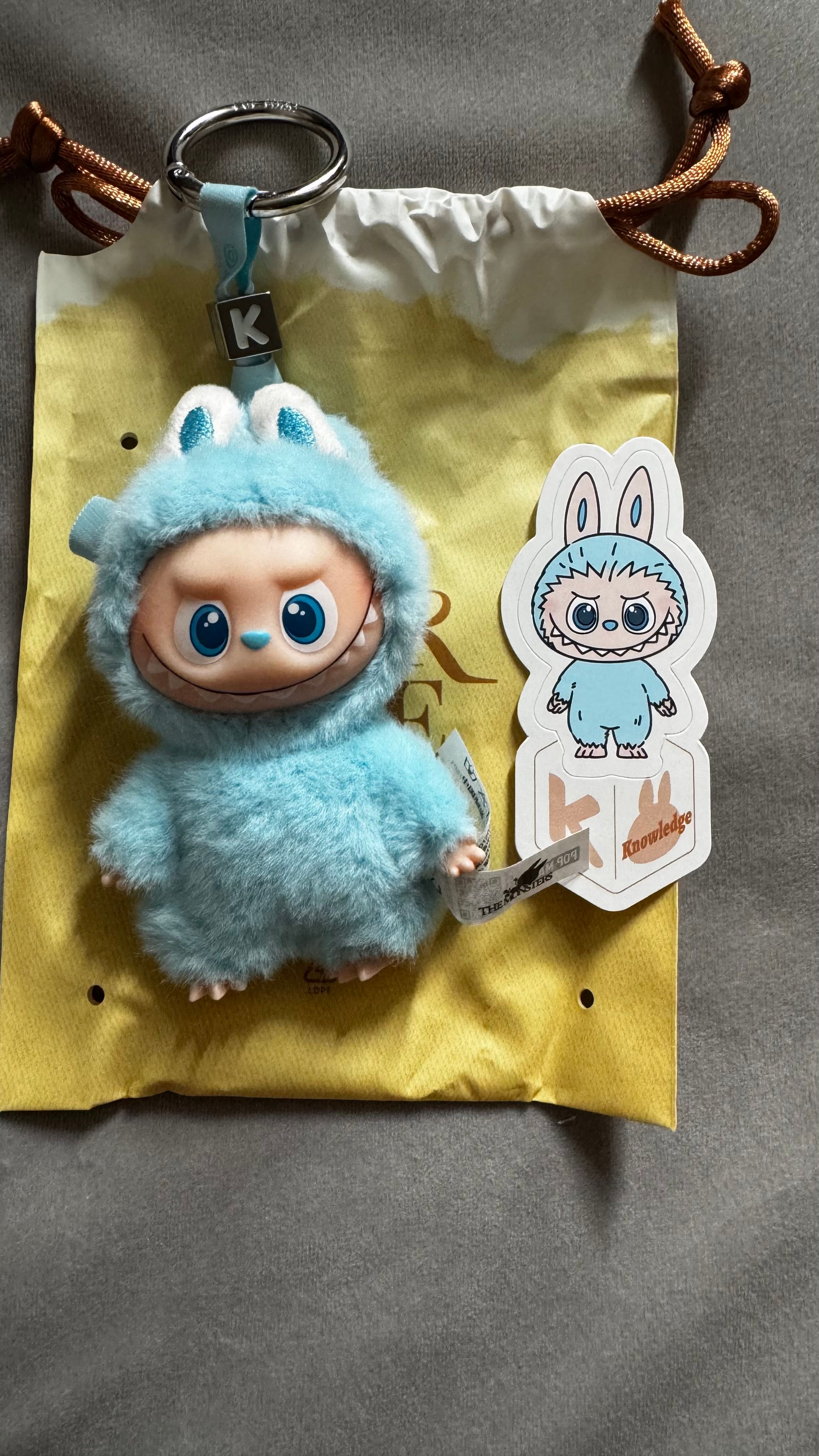 POP MART THE MONSTERS (LABUBU) Pin for Love Series-Vinyl Plush Pendant (A-M) K