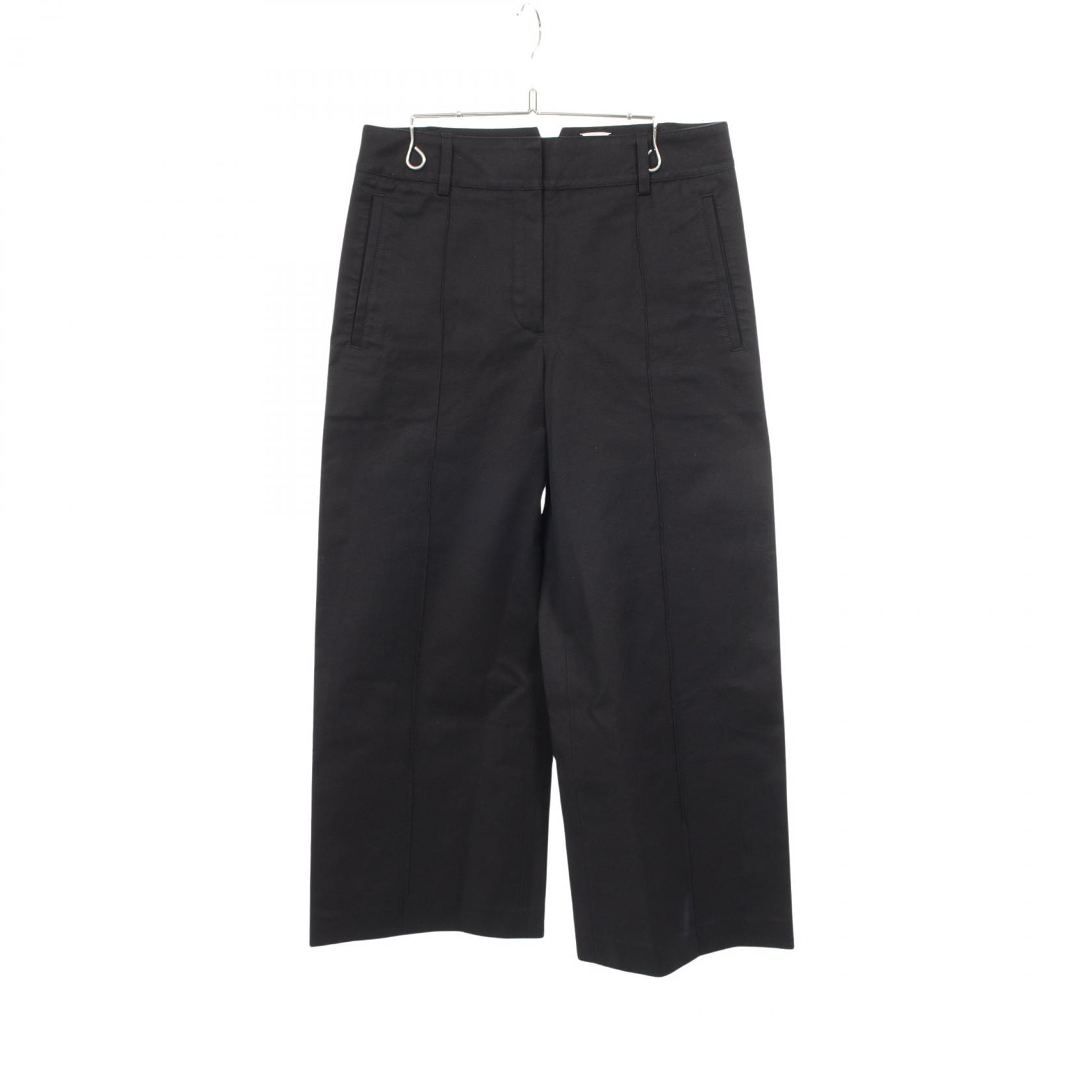 エルメス HERMES パンツ 衣料品 ボトムス コットン レディース ブラック系 3H0426DN 【中古】