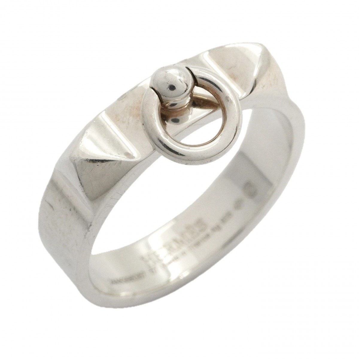 【6jbb0381-k】エルメス リング コリエドシアン シルバー925 ＃57【中古】メンズ