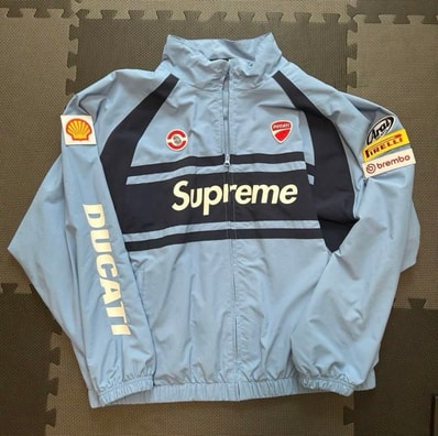 Supreme x Ducati Track Jacket "Light Blue"