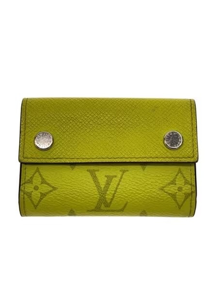 Louis Vuitton Discovery Compact Wallet Taigarama "Jaune"