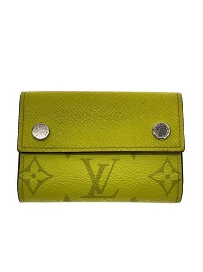 Louis Vuitton Discovery Compact Wallet Taigarama "Jaune"