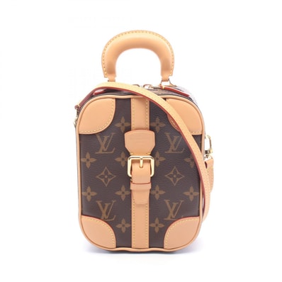 ルイ・ヴィトン LOUIS VUITTON ヴァリゼット ヴェルティカル 2WAY ハンドバッグ バッグ PVCコーティングキャンバス レザー モノグラム レディース ブラウン系 M68623 【中古】