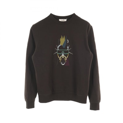 エルメス HERMES Punk'H スウェット 衣料品 トップス コットン メンズ グリーン系 【中古】
