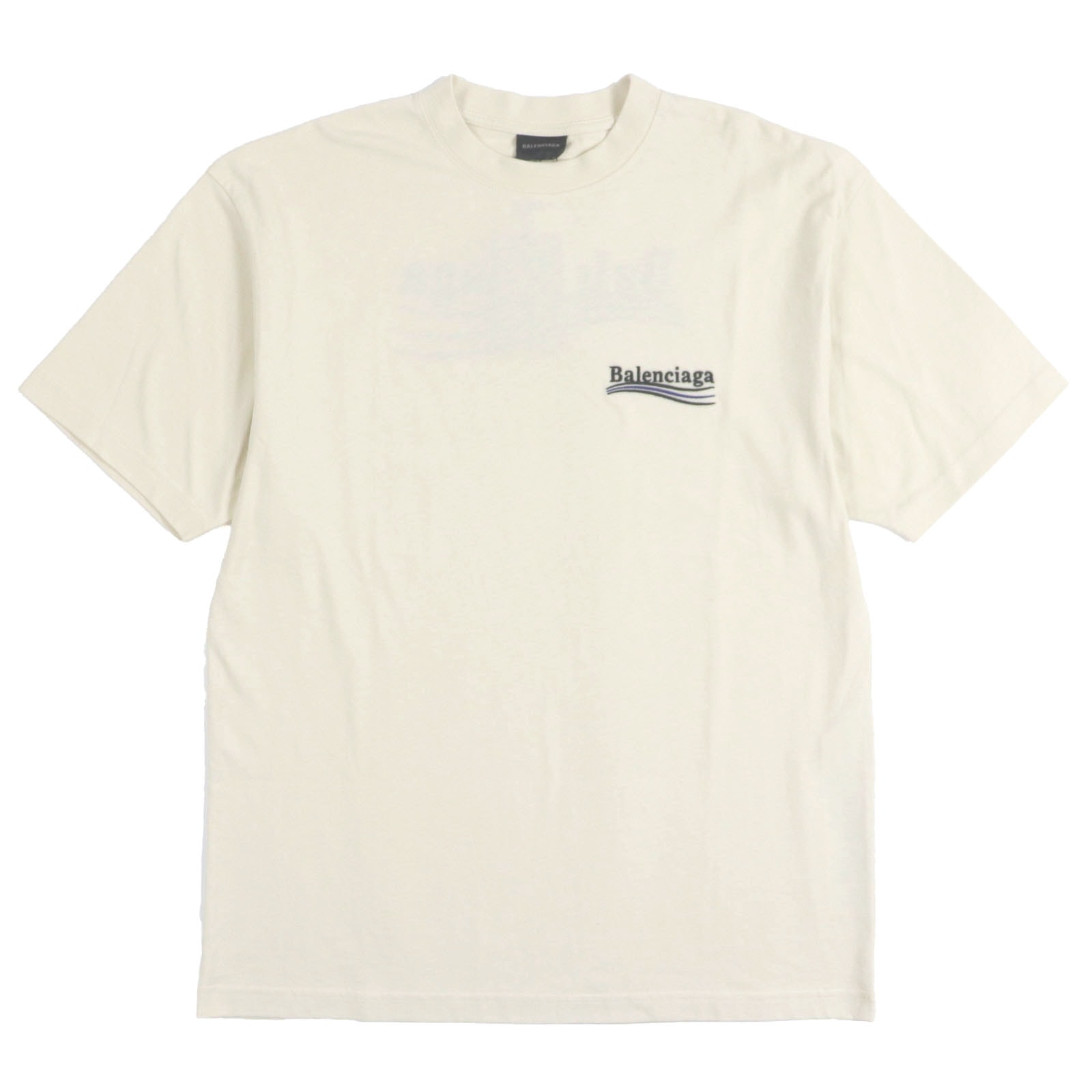 未使用品 バレンシアガ 半袖Tシャツ クリーム メンズ XXS 641655