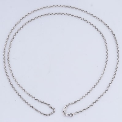 Chrome Hearts Roll Chain Necklace "Silver"