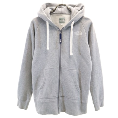 THE NORTH FACE ノースフェイス 長袖 リアビュー スウェット ジップパーカー L グレー NTW61955 アウトドア 裏起毛