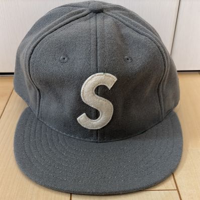 Supreme Ebbets S Logo Fitted 6-Panel "Grey"