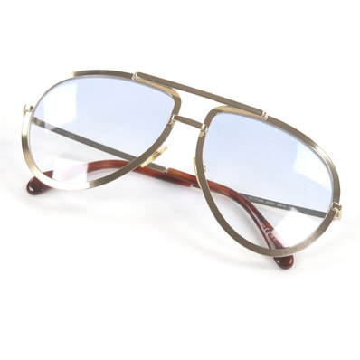 極美品 ジバンシィ サングラス ゴールド 60□17-145 GV7113