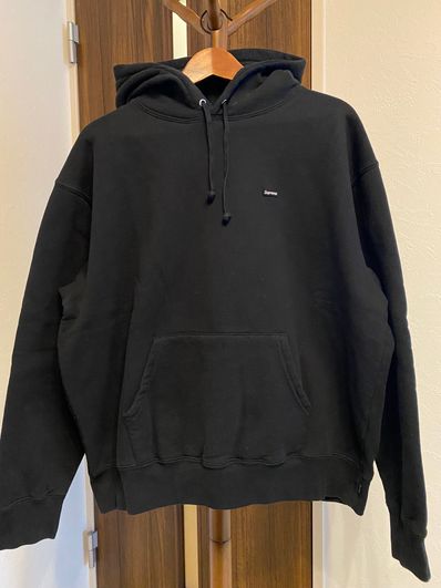 Supreme Small Box Hooded Sweatshirt "Black" (23SS)
