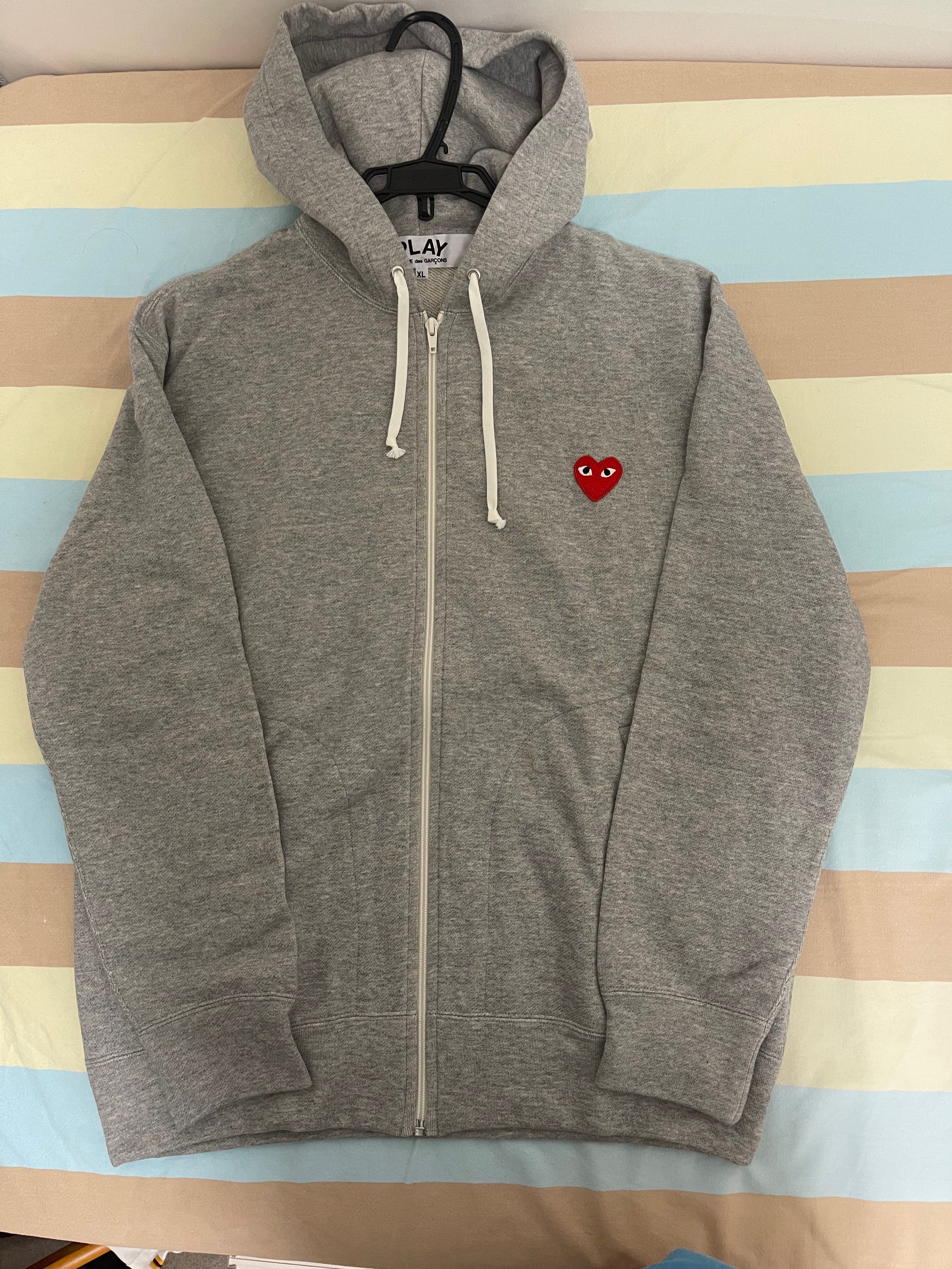 Nike x CDG Play Hoodie "Grey"