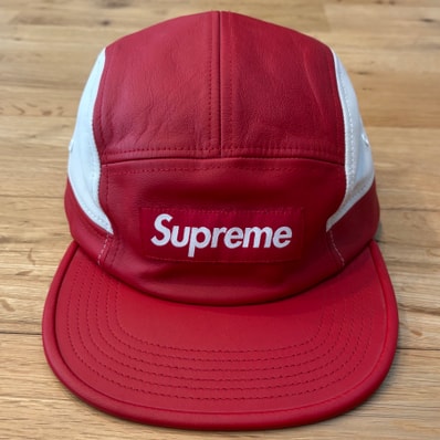 Supreme 2-Tone Leather Camp Cap レザー キャンプ キャップ シュプリーム ボックスロゴ