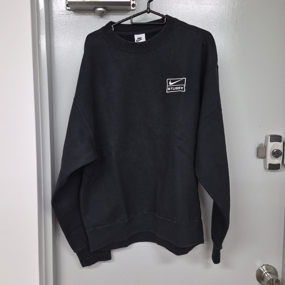 Stussy x Nike Wash Crew (US Size) "Black" DO5310-010