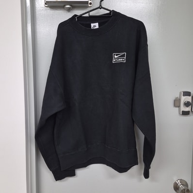 Stussy x Nike Wash Crew (US Size) "Black" DO5310-010