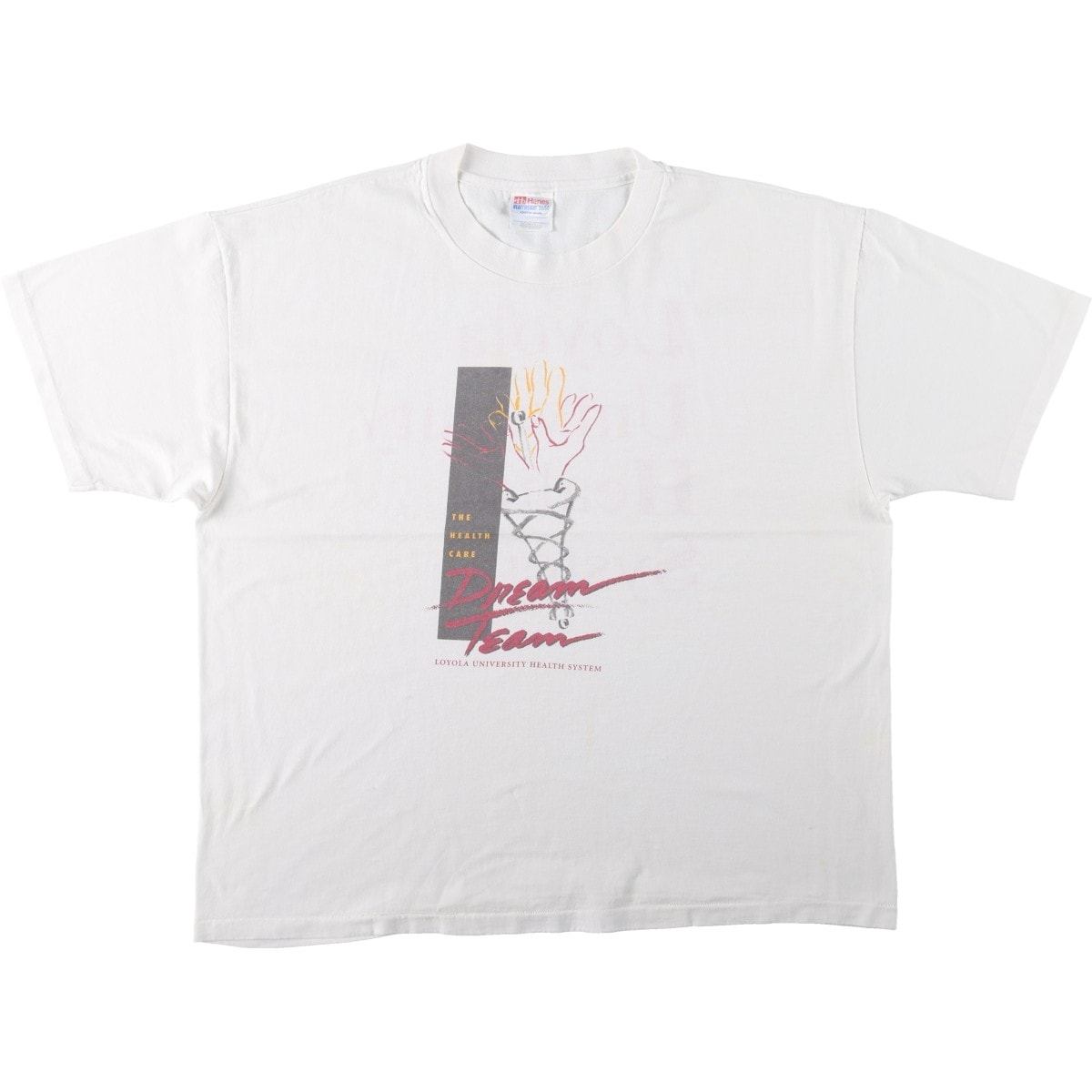 古着 90年代 ヘインズ Hanes HEAVYWEIGHT 50/50 カレッジTシャツ メンズXL相当 ヴィンテージ/eaa661225