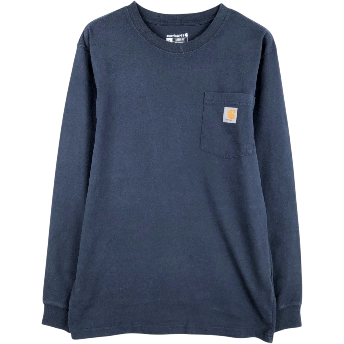 古着 カーハート Carhartt 無地ポケットロングTシャツ ロンT メンズS相当/eaa669138