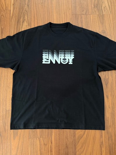 ENNOY Electric Logo Gradation ss Tee "Black"