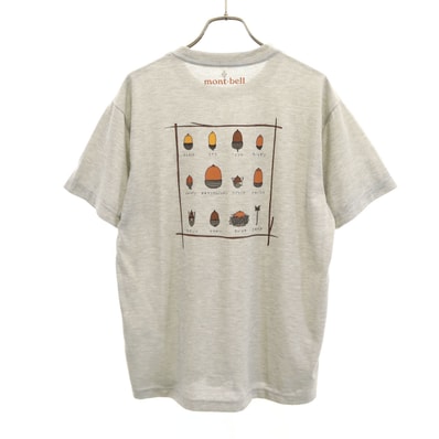 mont-bell モンベル どんぐり 半袖 WIC. Tシャツ S グレー アウトドア