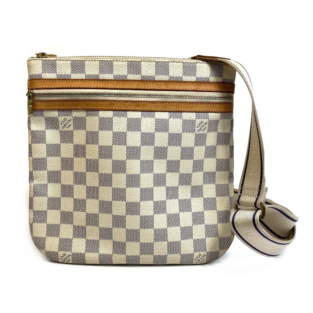 ルイヴィトン LOUIS VUITTON ポシェット ボスフォール N51112 ダミエアズール カバン 斜め掛け クロスボディ ショルダーバッグ ダミエアズールキャンバス アズール ホワイト