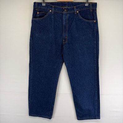 古着 リーバイス Levi's USA製 デニム パンツ 5ポケット 505 ジッパーフライ ジーンズ ジーパン w38 L30 ブルー系 メンズ