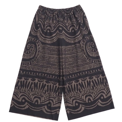 ■美品■PLEATS PLEASE ISSEY MIYAKE プリーツプリーズ イッセイミヤケ APOC INSIDE エイポックインサイド ワイドパンツ サイズ3 プリーツ ジャージー イージーパンツ 総柄 ブランド古着【中古】20260916/RB1011