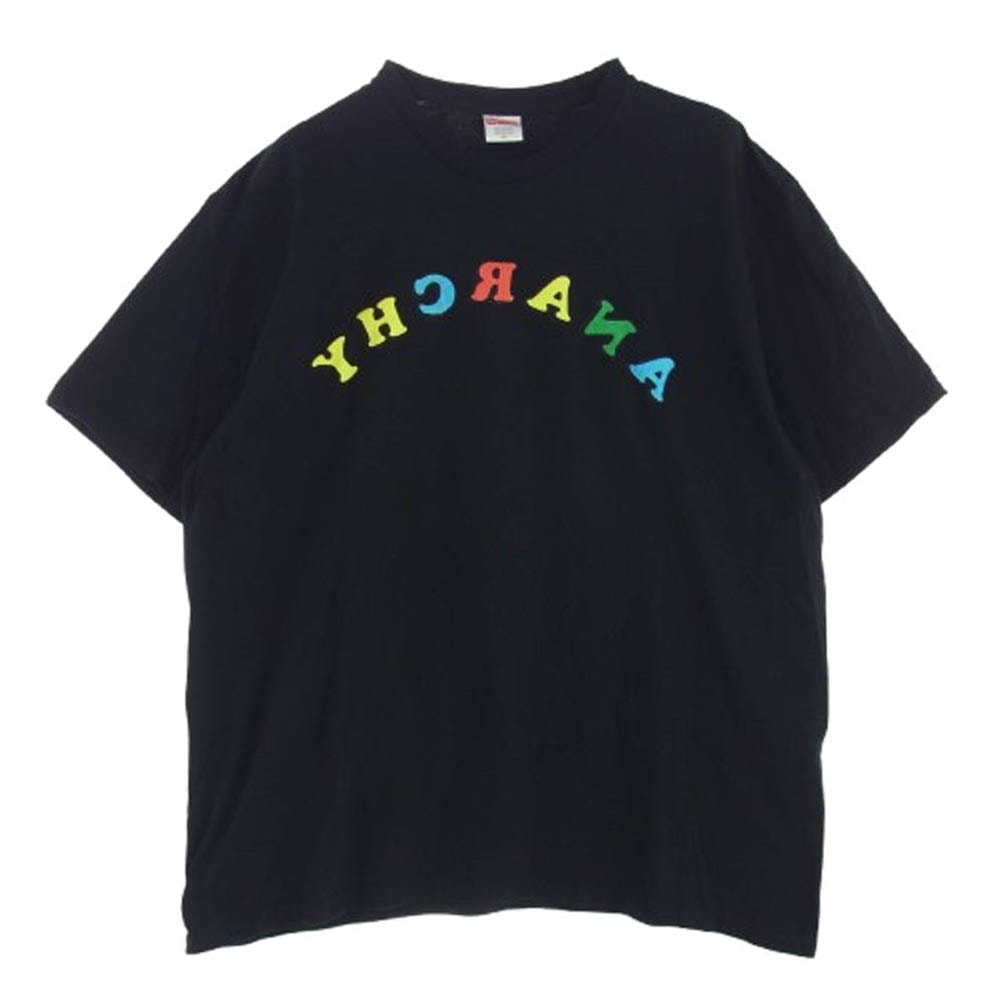 Supreme シュプリーム Tシャツ 21SS Jamie Reid Anarchy Tee ジェイミー リード アナーキー半袖 Tシャツ ブラック系 XL【中古】