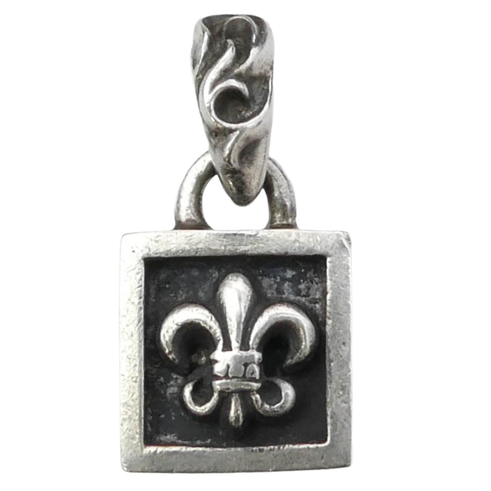 Chrome Hearts Framed BS Fleur Charm "Silver"