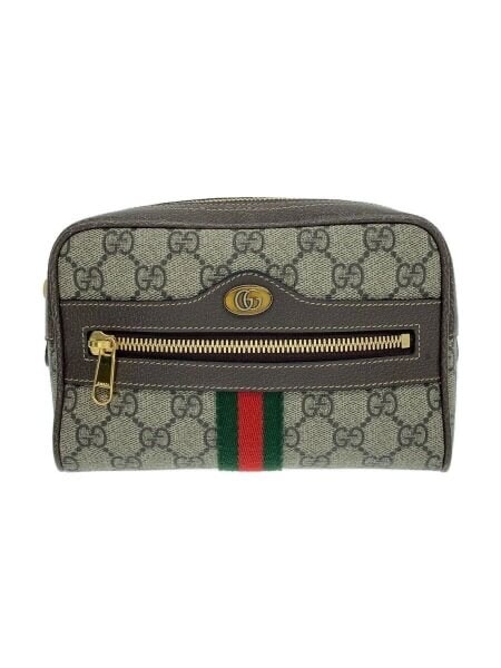 GUCCI Ophidia GG Supreme Small Bert Bag "Beige/Ebony"
