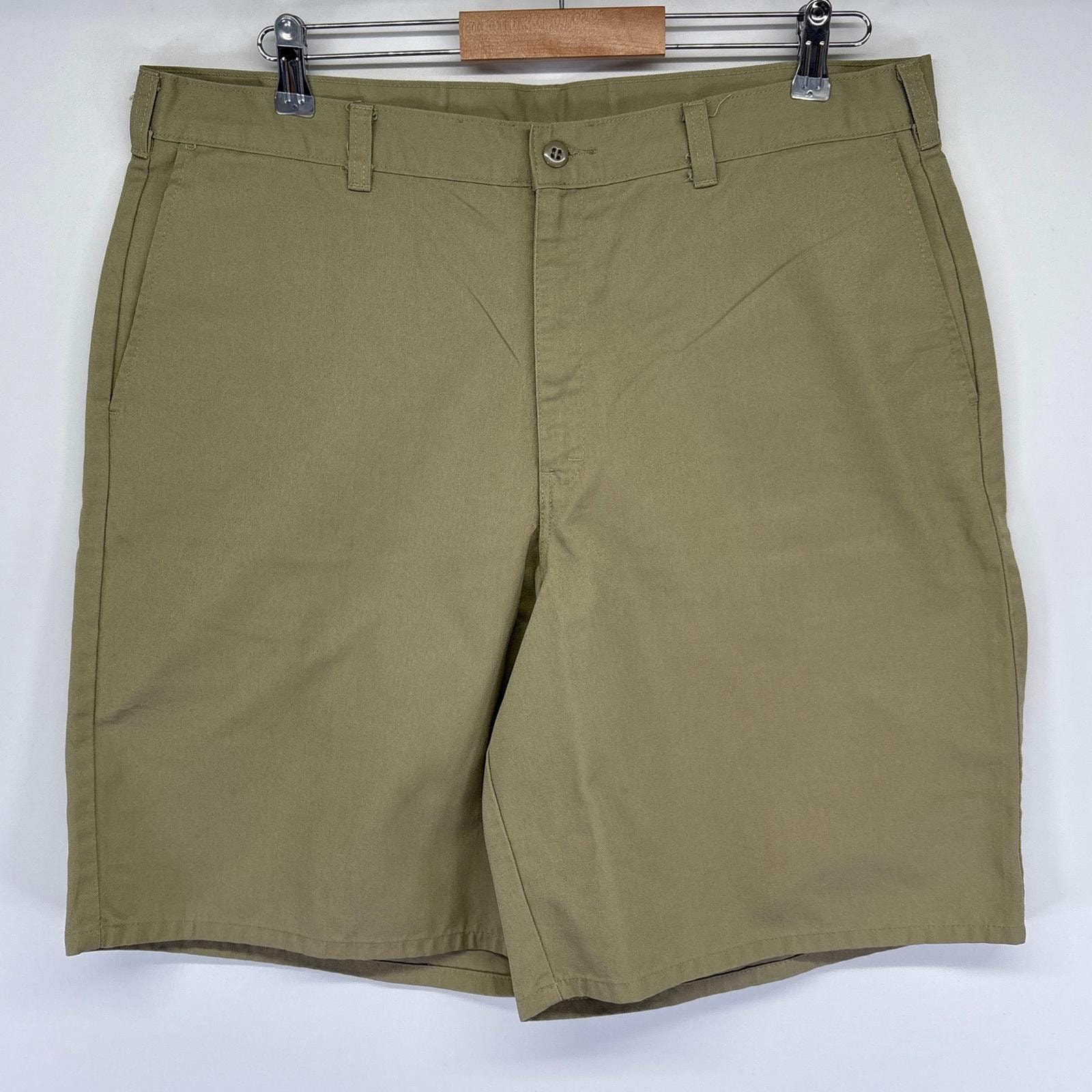 古着 ディッキーズ Dickies ショートパンツ ワーク ハーフ 短パン ワンポイントロゴ 半ズボン w38 ベージュ メンズ