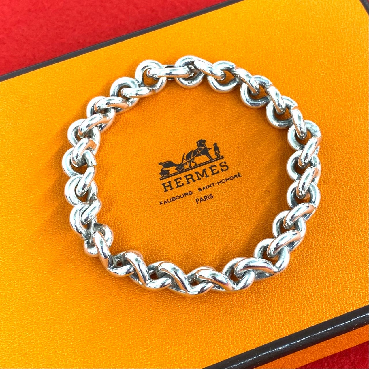 HERMES エルメス チェーン ブレスレット シルバー925 ブレスレット シルバー
 28434