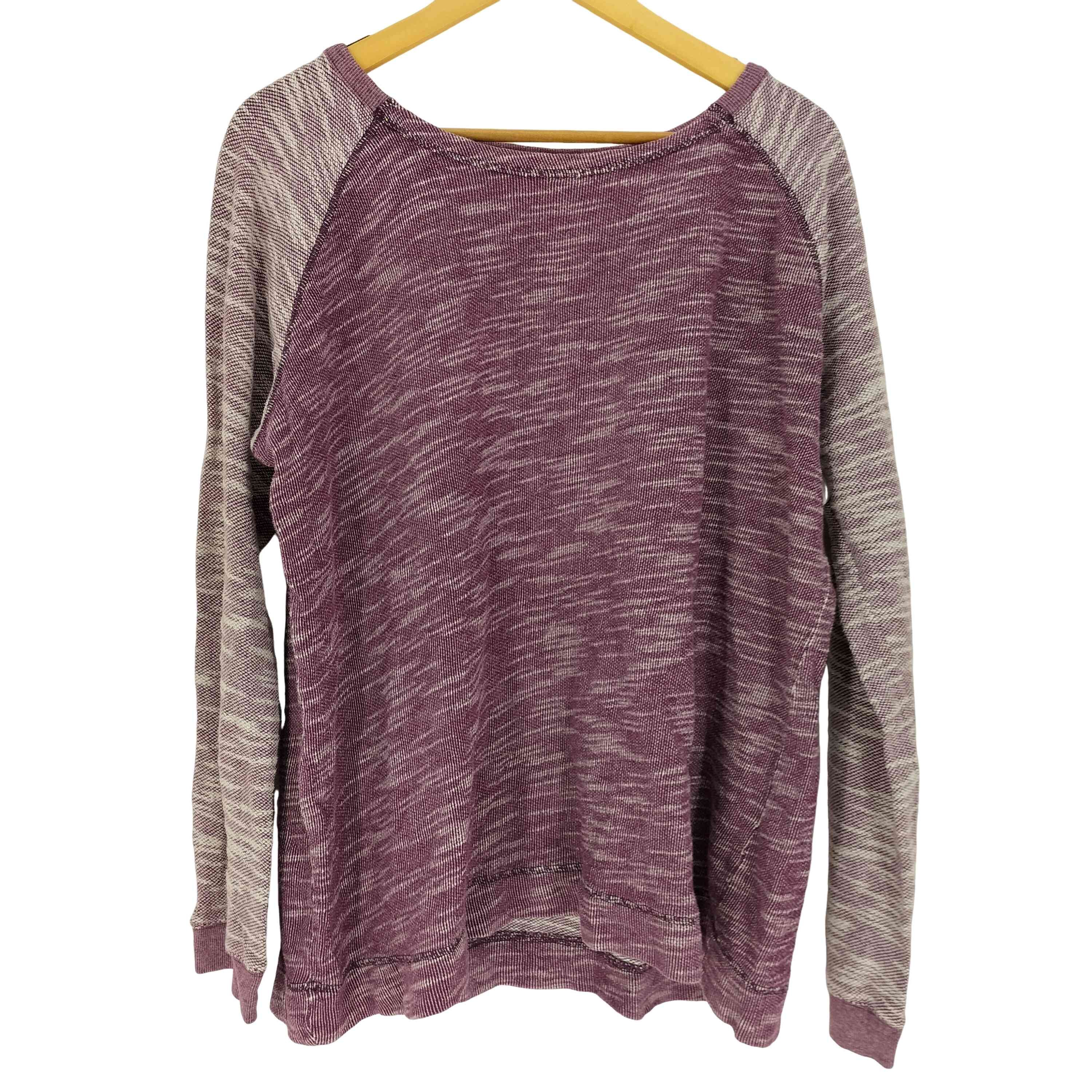 ボートネック メランジニット セーター【1142085995426】