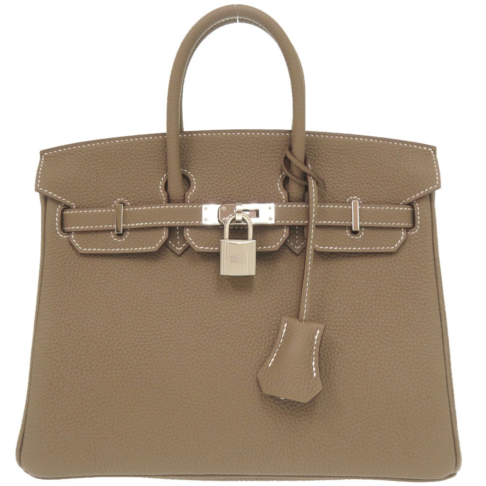 エルメス  バーキン25   トゴ  エトゥープ  W ハンドバッ