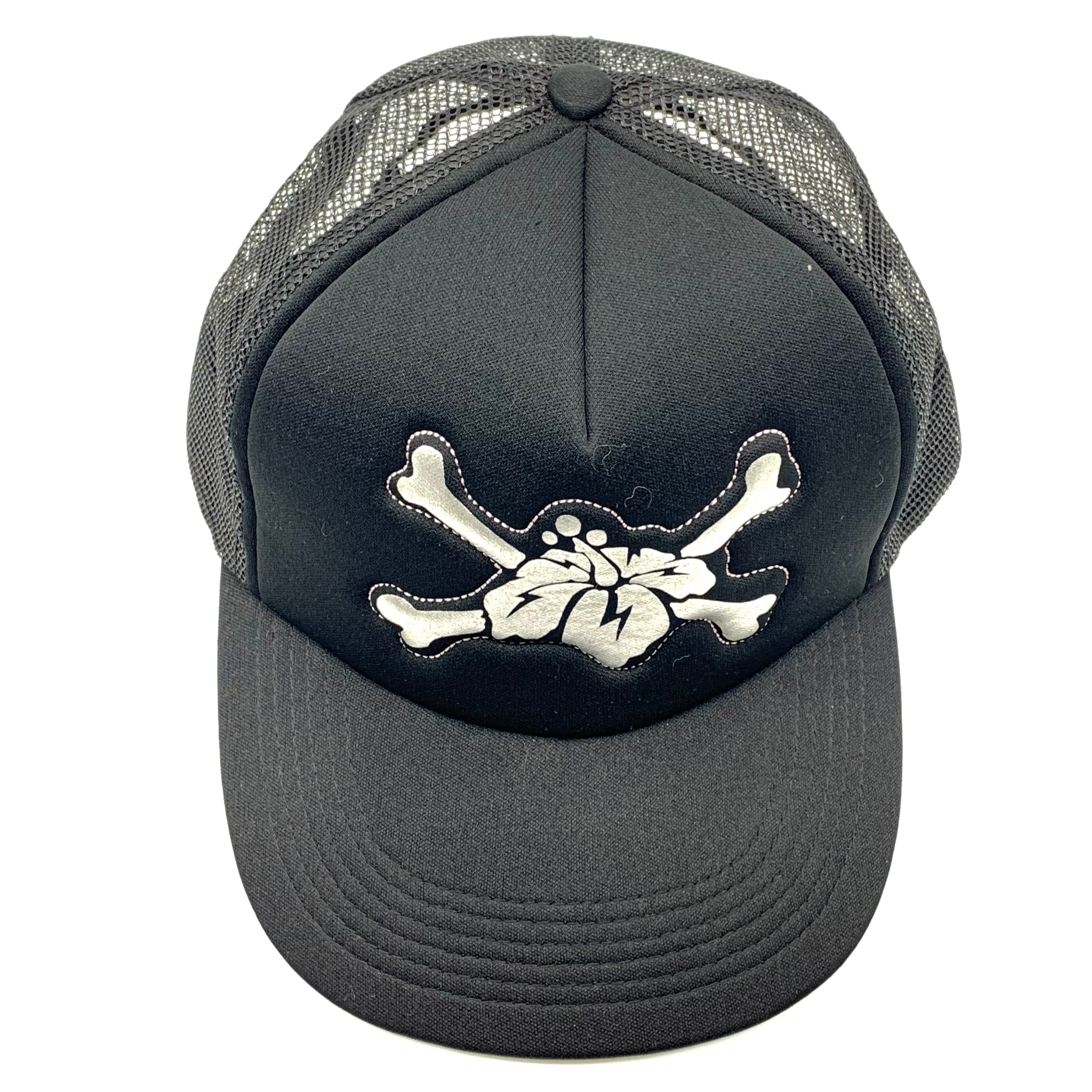 STUSSY MESH TRUCKER CAP Black