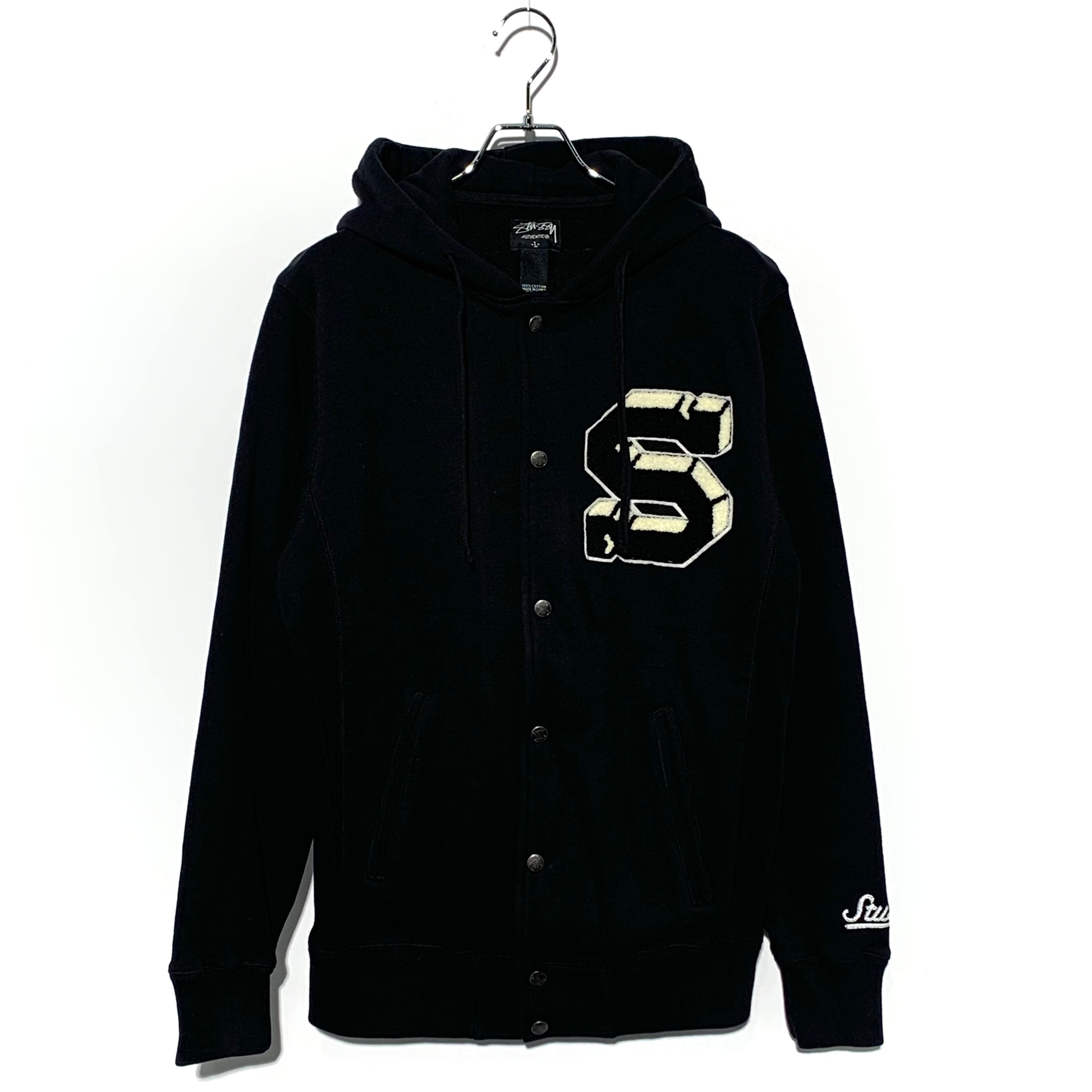 Stussy 00's Hooded Studium Jacket "Black"