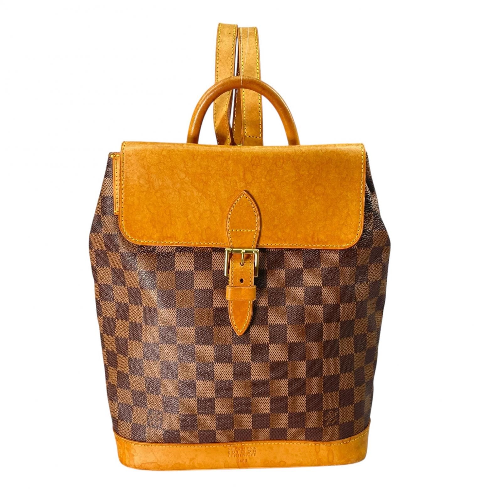 LOUIS VUITTON ルイ・ヴィトン ダミエ アルルカン N99038 リュック・デイパック ダミエキャンバス ブラウン レディース【中古】