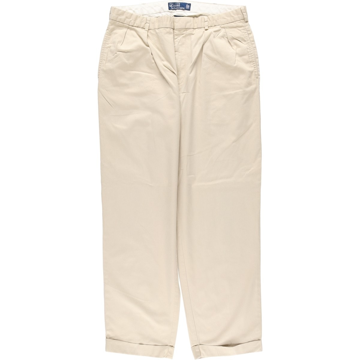 古着 ラルフローレン Ralph Lauren POLO by Ralph Lauren ツータック チノパンツ メンズw36相当/eaa644086