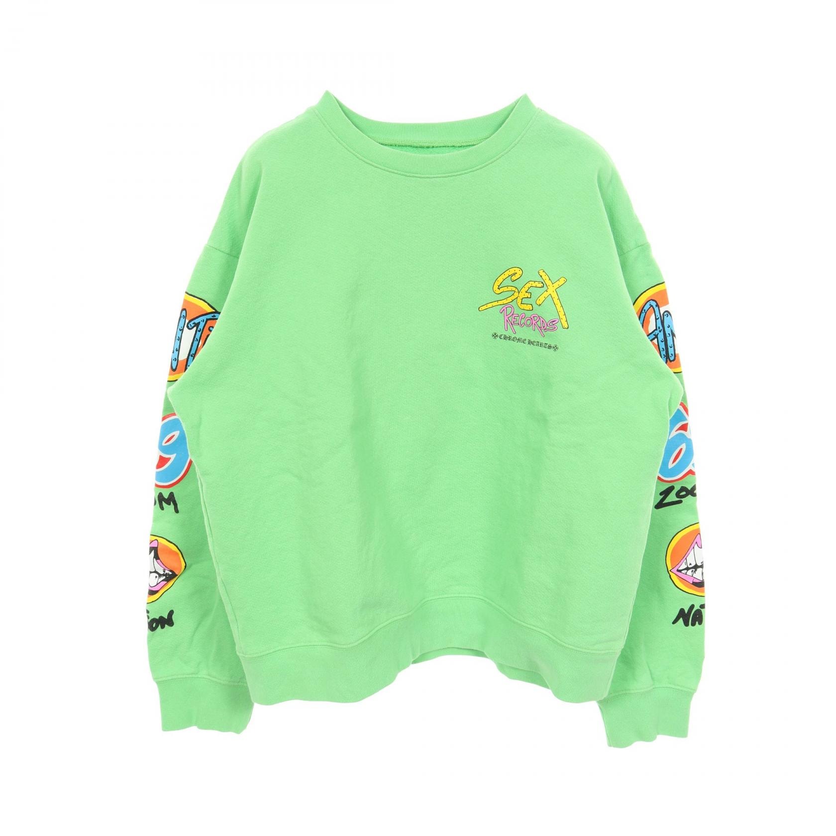 Chrome Hearts Matty Boy Sex Records Crewneck Sweatshirt "Citrus"