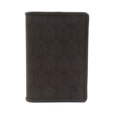 ダンヒル Dunhill カードケース 名刺入れ レザー ブラウン メンズ【中古】 r11434a