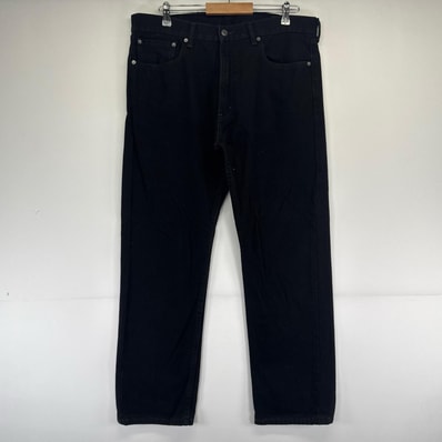 古着 リーバイス Levi's デニム パンツ 505 Gパン ジーパン ストレート 大きいサイズ W38×L32 ブラック系 メンズ
