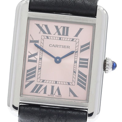 ☆良品 カルティエ タンクソロSM W5200000 レディース 【中古】