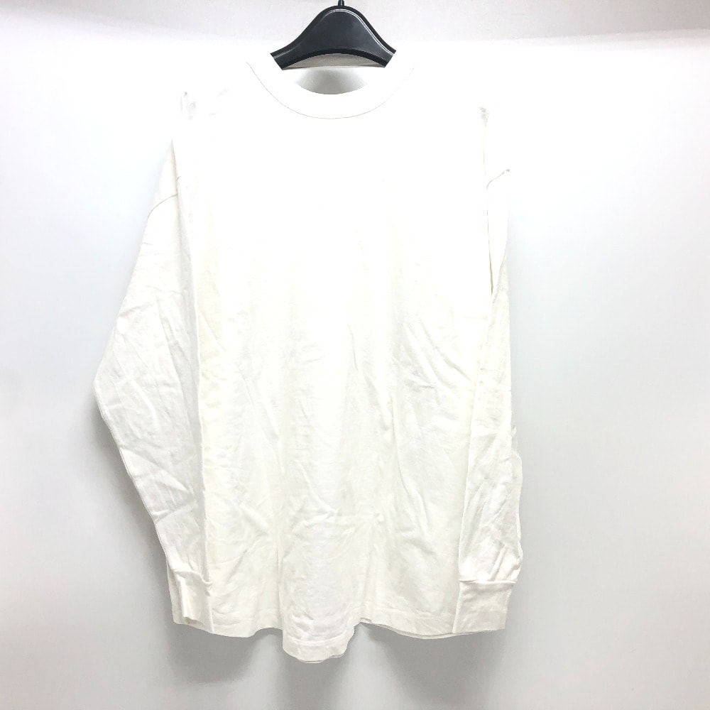 クラネ CLANE バックオープン ロングスリーブ 16105-1162 トップス アパレル 長袖 カットソー コットン ホワイト 美品