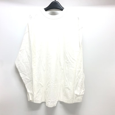 クラネ CLANE バックオープン ロングスリーブ 16105-1162 トップス アパレル 長袖 カットソー コットン ホワイト 美品
