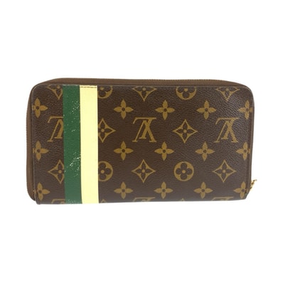 LOUIS VUITTON ルイヴィトン ジッピーオーガナイザー ベルボーイ ブラウン ゴールド金具 PVC 長財布 ロングウォレット 1-0292570 【中古】