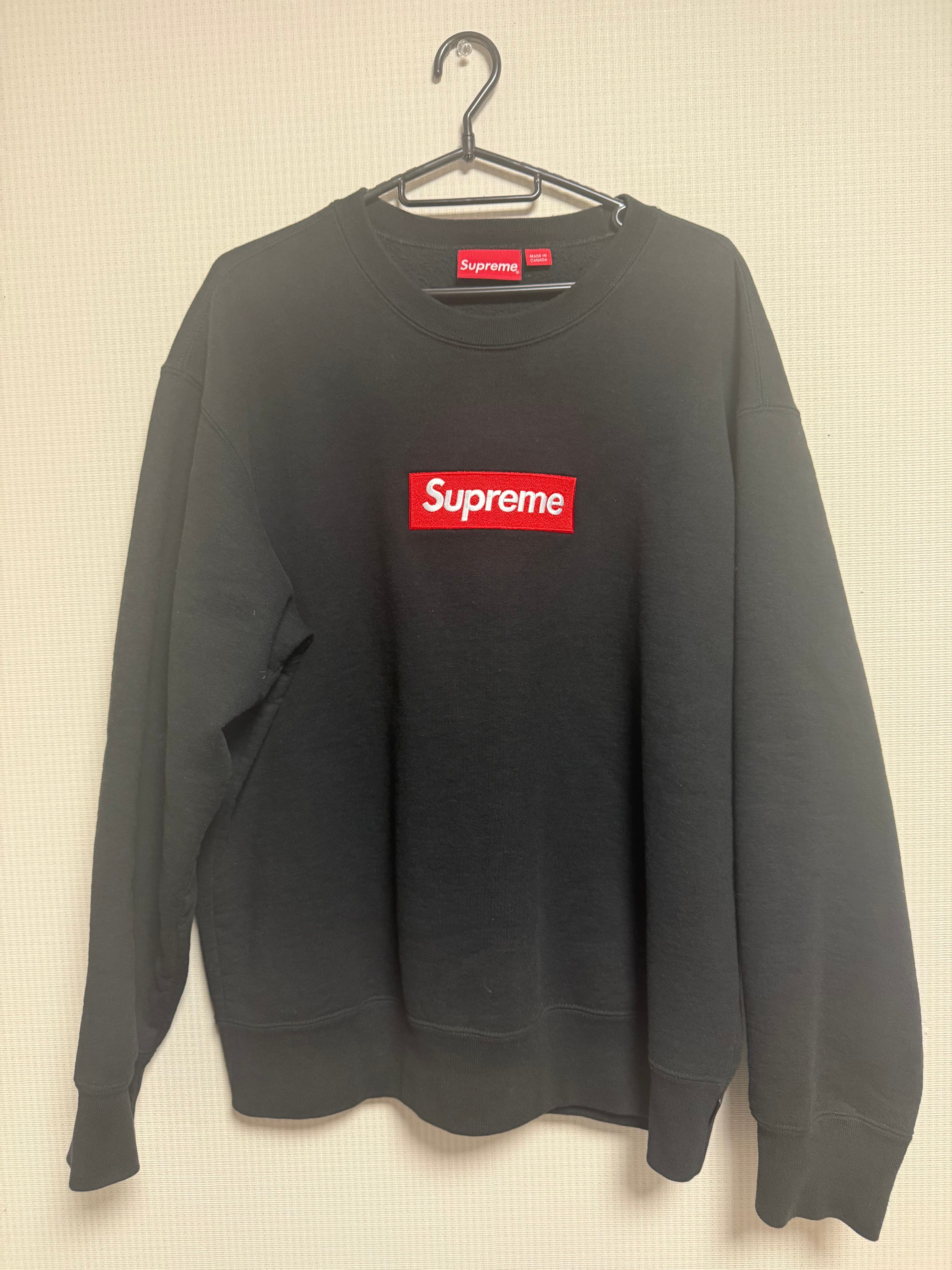 Supreme Box Logo Crewneck "Black" (22FW)