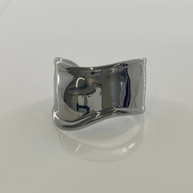TIFFANY&Co.(ティファニー) エルサ ペレッティ ボーンカフ Sサイズ バングル シルバー